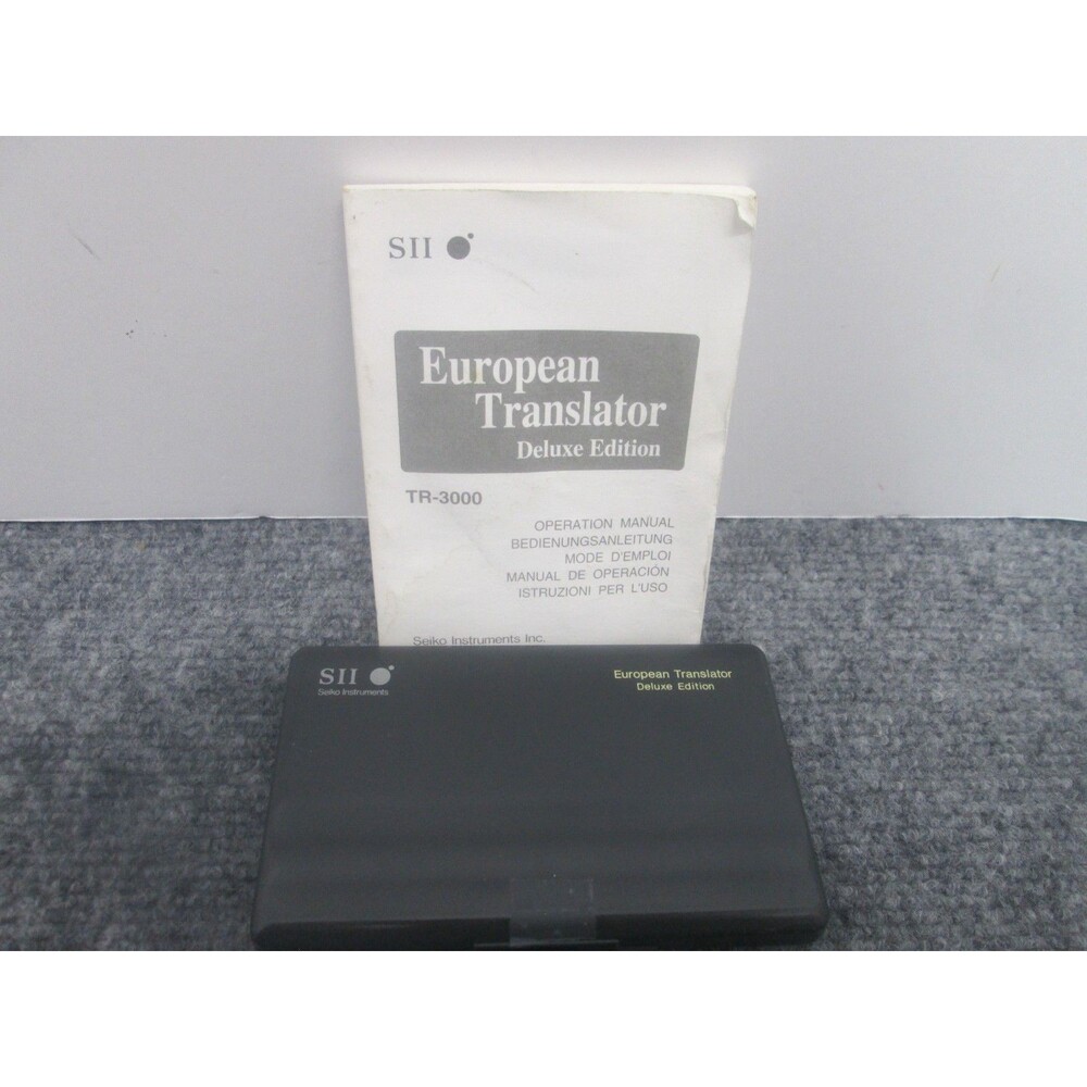 Seiko: Instruments SII European Translator Deluxe Edition TR-3000